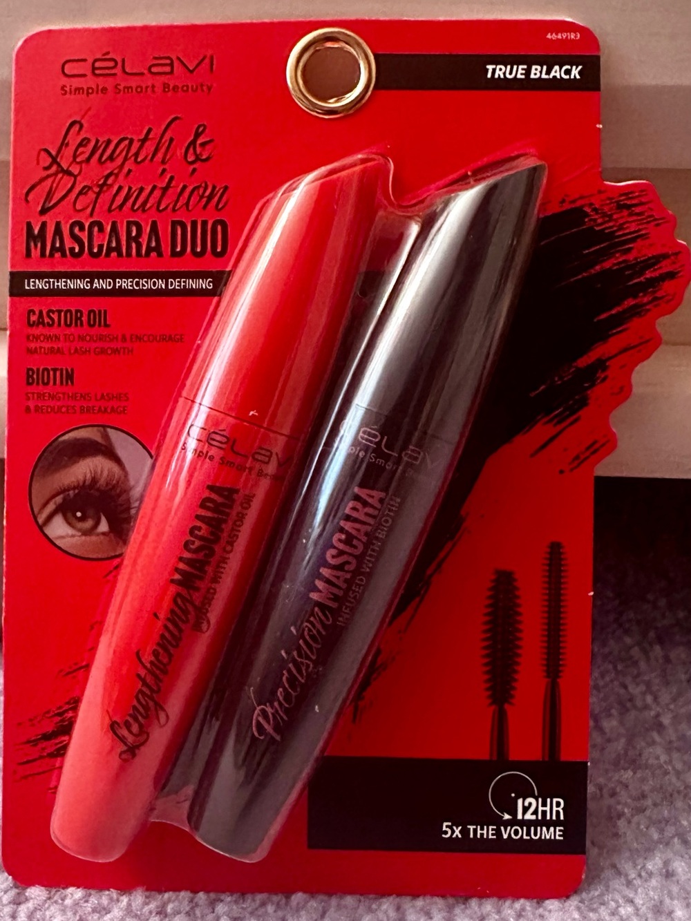 Celavi Length & Definition Mascara Duo in True Black